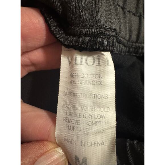 Vuori Men’s Joggers Black — Early Design Drawstring Waist-Size Medium - Picture 8 of 8